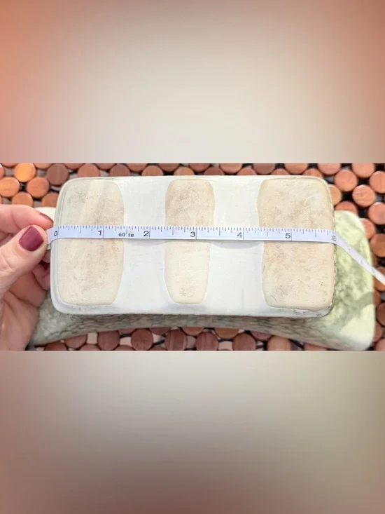 🪴 Vintage Ceramic Green Footed Planter (Possibly Unstamped McCoy), c. 1950-60 - Picture 9 of 10